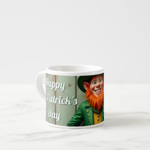 Tasse Expresso Joyeux St. Patrick's Day Leprechaun