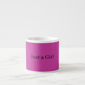 Tasse Expresso Just a girl mug
