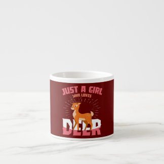 Tasse Expresso Juste Une Fille Qui Aime La Faune Animale Sauvage 