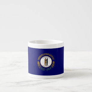Tasse Expresso Kentucky : Commonwealth Bluegrass Drapeau de l'Éta