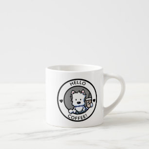 Tasse Expresso KiniArt Coffee Westie 