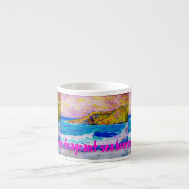 Tasse Expresso la brise marine parfumée Art (Devant)