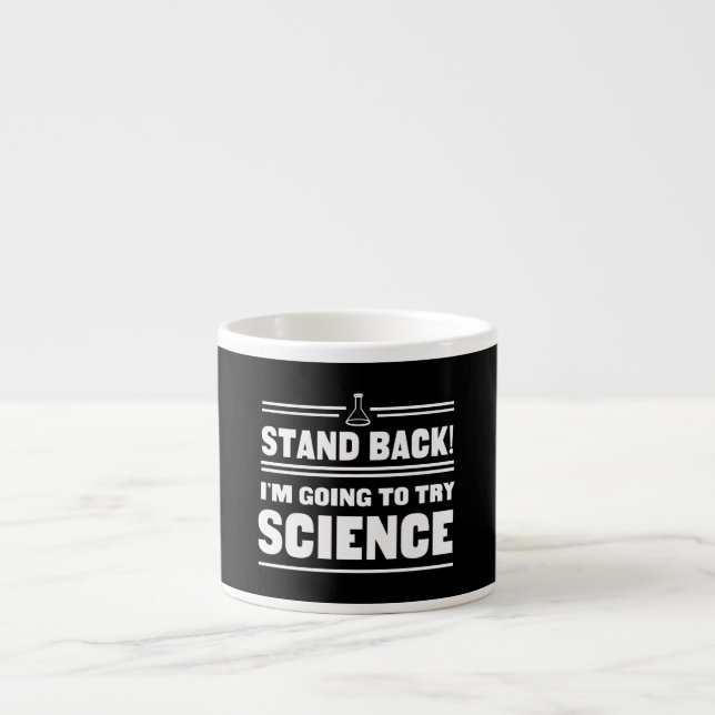 Tasse Expresso La Science de essai (Devant)