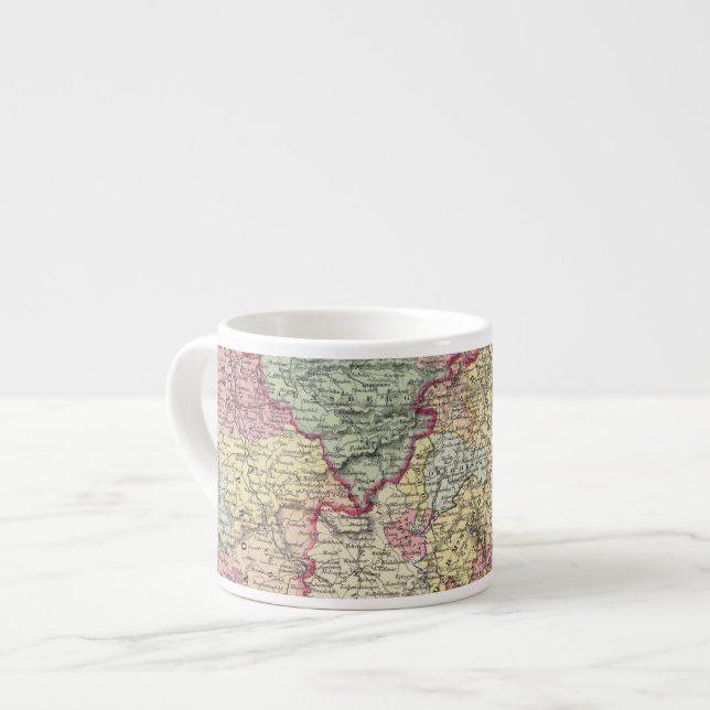 Tasse Expresso L'Allemagne de l'Ouest 2 (Devant gauche)