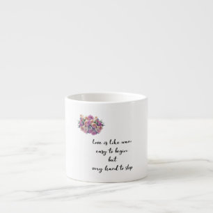 Tasse Expresso l'amour est difficile d'arrêter la Boue de spécial