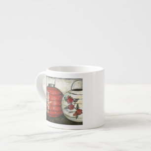 Tasse Expresso Lanternes chinoises de nouvelle année avec
