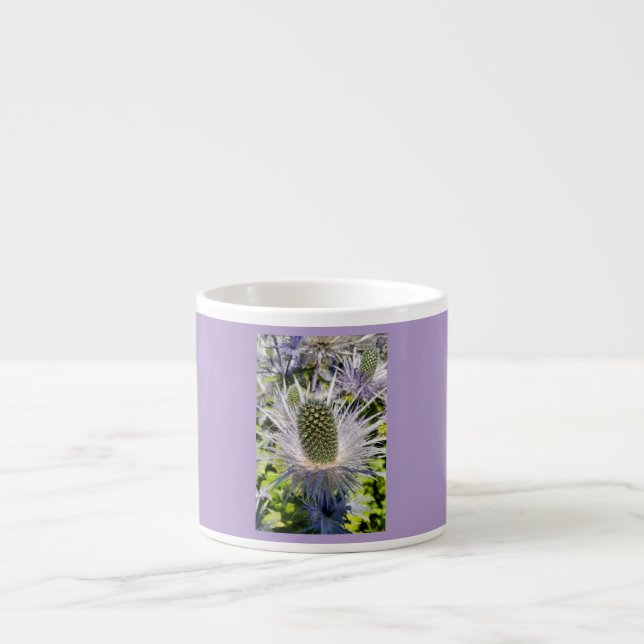 Tasse Expresso Lapin à fleurs (Devant)