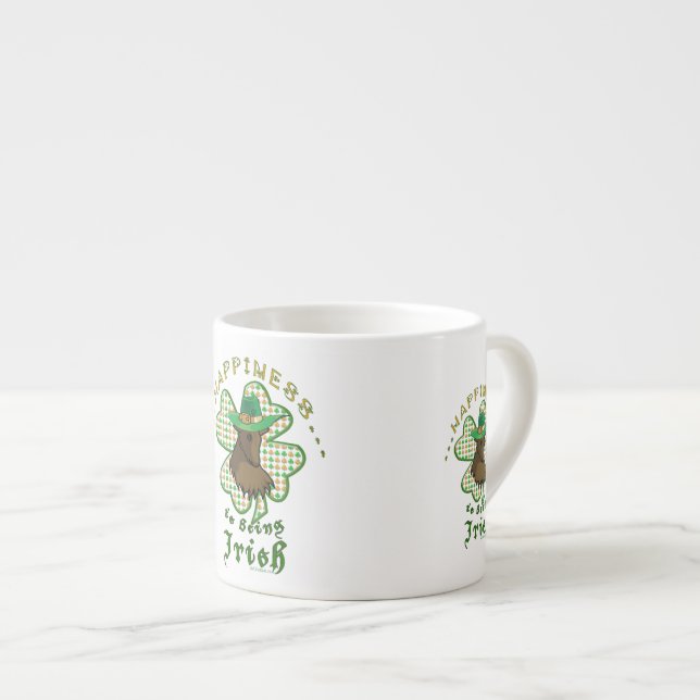 Tasse Expresso Le bonheur est irlandais (Devant droit)