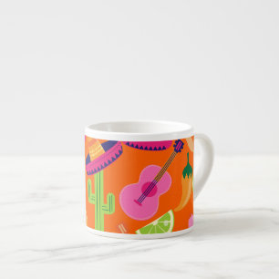 Tasse Expresso Le cactus de sombrero de partie de fiesta chaule