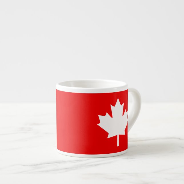Tasse Expresso Le Canada A Établi 1867 Anniversaire 150 Ans (Devant droit)