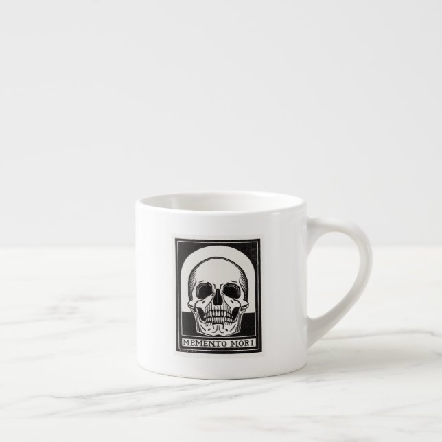 Tasse Expresso Le crâne Memento Mori (Droite)