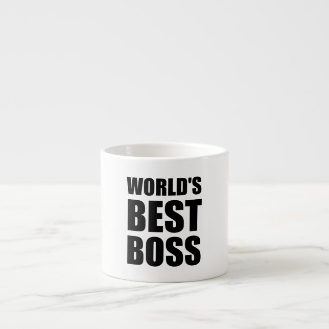Tasse Expresso Le meilleur patron des mondes (Devant)
