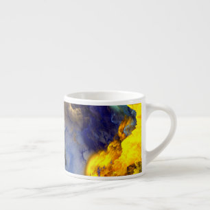 Tasse Expresso le physique d'homme musclé en nuances de gris de S