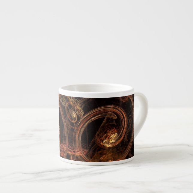 Tasse Expresso Le son de la musique Art Abstrait Espresso Mug (Devant droit)
