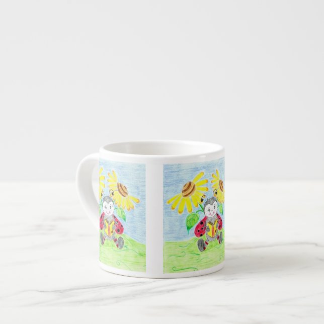 Tasse Expresso Lecture ladybug espresso mug (Devant gauche)