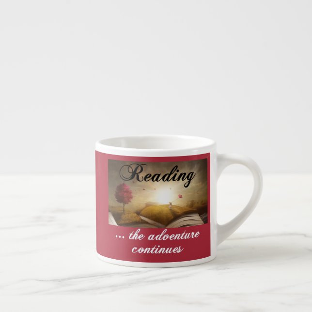 Tasse Expresso Lecture, l'aventure continue (Droite)