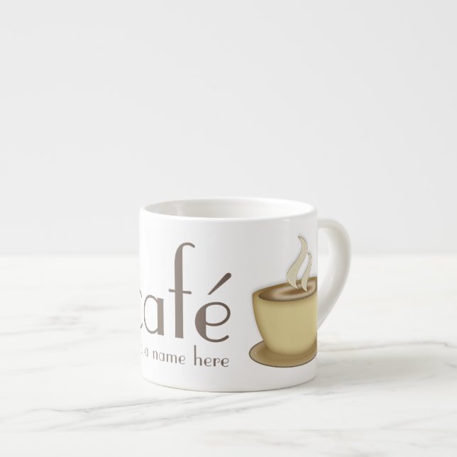 Tasse Expresso Les amateurs de café Café Personnalisé Espresso Cu (Devant droit)