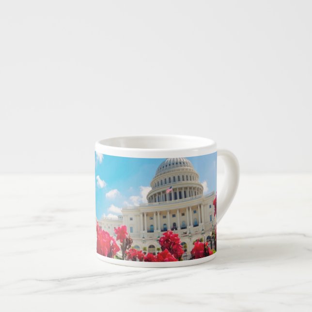 Tasse Expresso Les Etats-Unis, Washington DC, bâtiment de capitol (Devant droit)