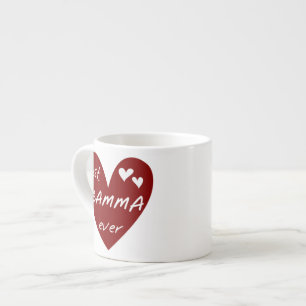 Tasse Expresso Les meilleurs cadeaux de gamma de coeur rouge