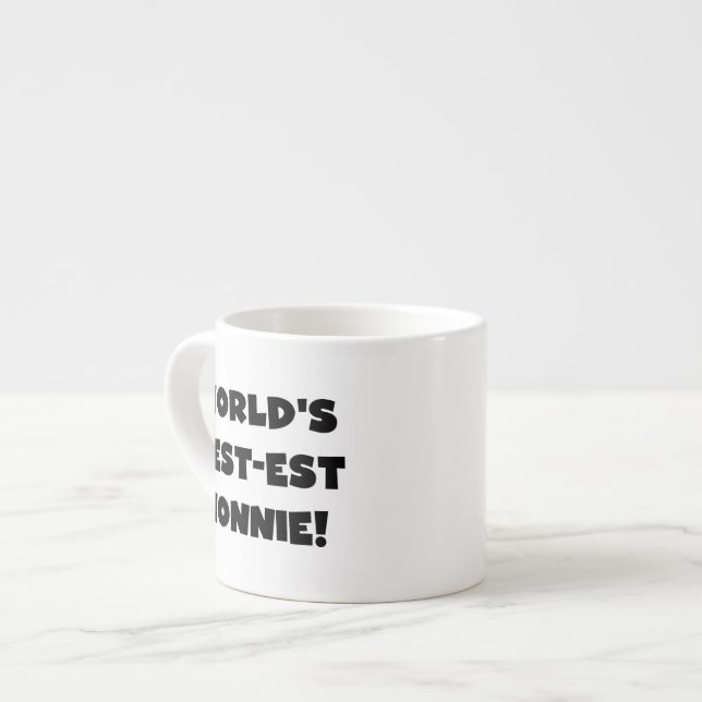 Tasse Expresso Les meilleurs cadeaux Nonnie du monde de Black Tex (Devant gauche)