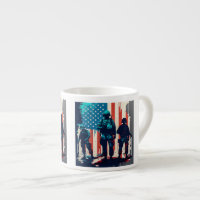 Les soldats américains Espresso Mug
