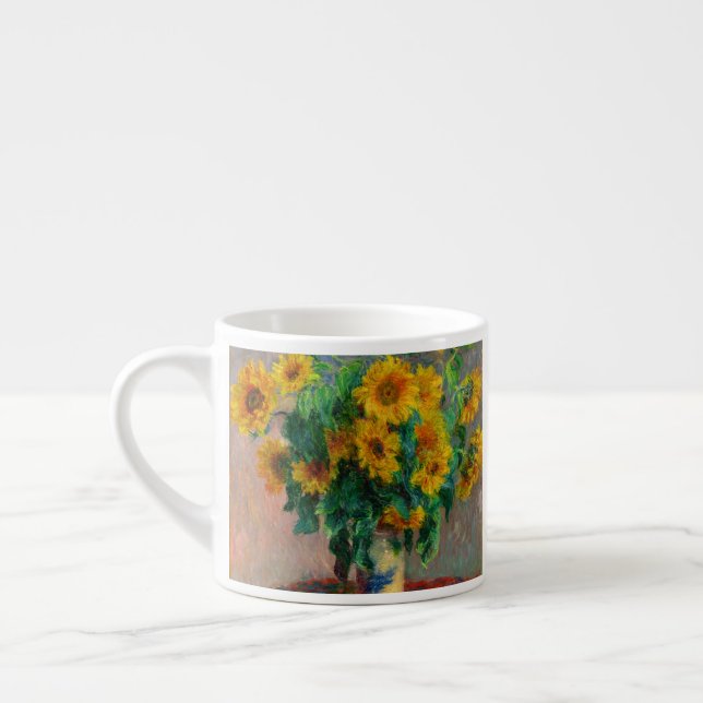 Tasse Expresso Les tournesols de Monet (Gauche)
