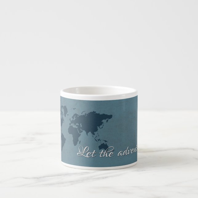 Tasse Expresso Let the adventure begin (Devant)