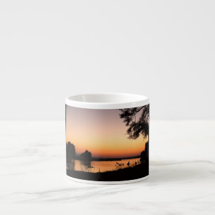 Tasse Expresso Lever de soleil sur le fleuve Zambèze