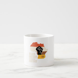 Tasse Expresso L'histoire des Noirs est la culture et le patrimoi