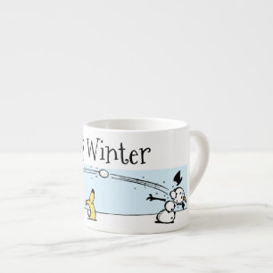 Tasse Expresso L'hiver