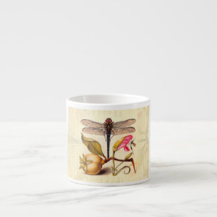 Tasse Expresso Libellule Nature Botanique Faune