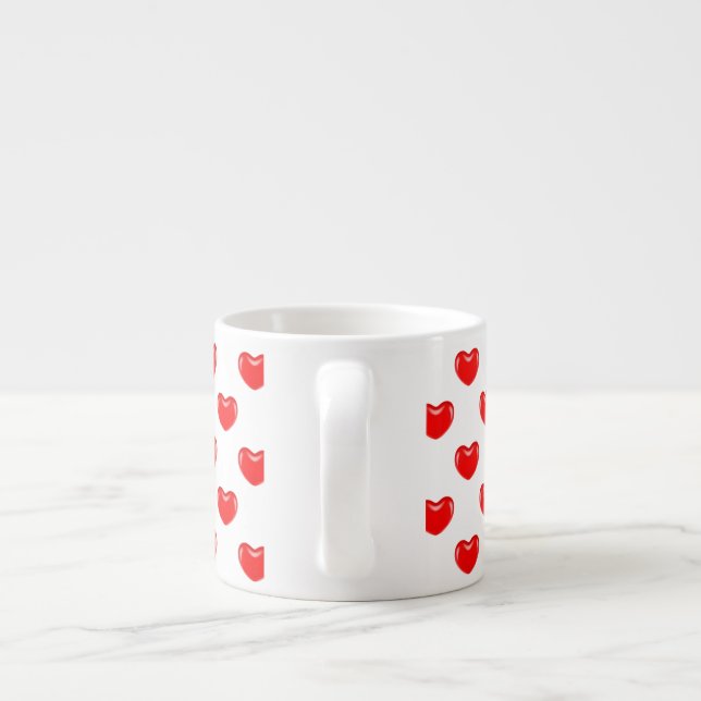 Tasse Expresso Ligne cardiaque (Dos)