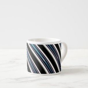 Tasse Expresso Lignes incurvées étroitement d'une fractale
