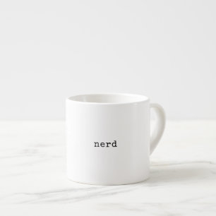 Tasse Expresso Livre nerd Minimaliste