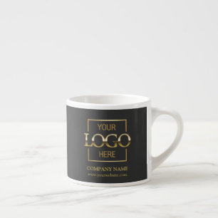Tasse Expresso Logo de marque d'entreprise personnalisé simple mo