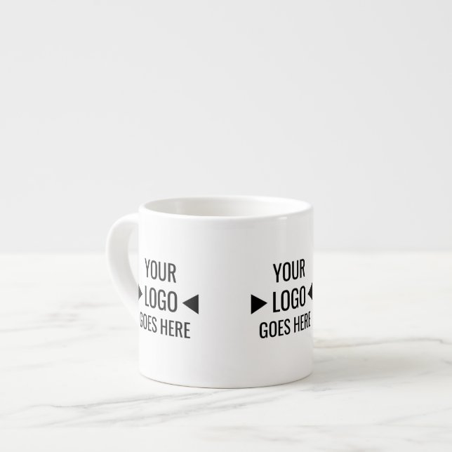 Tasse Expresso Logo d'entreprise personnalisé (Devant gauche)