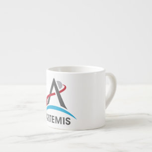 Tasse Expresso Logo du programme Artémis de la NASA Mars 2024 Ast