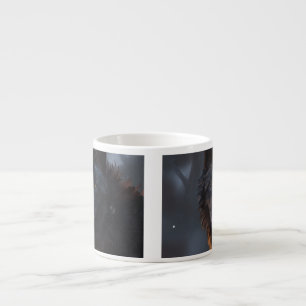 Tasse Expresso Loup noir