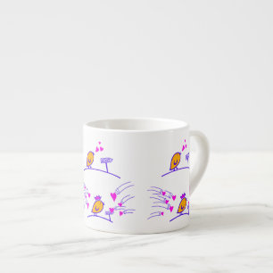 Tasse Expresso LOVE ECHO - Comic Birds Tweetlercools 3
