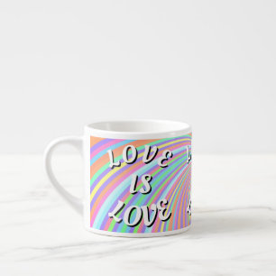 Tasse Expresso Love Is Love Fierté 