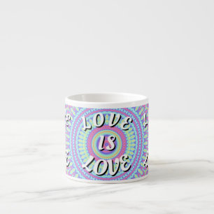 Tasse Expresso Love Is Love Fierté 