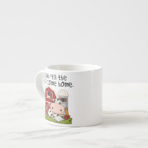 Tasse Expresso Lu 'jusqu'aux vaches venez à la maison