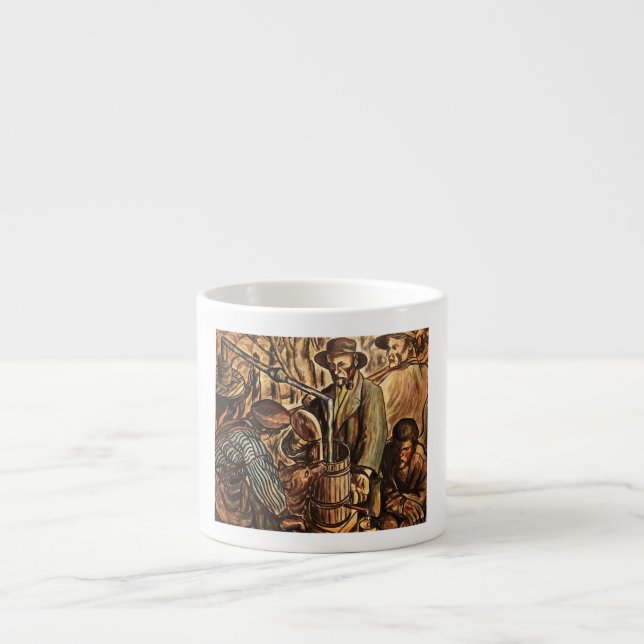 Tasse Expresso Lune faisant blanc éclair Whiskey Liqueur (Devant)