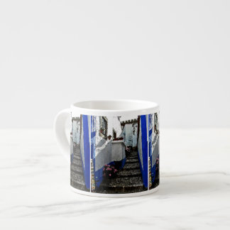 Tasse Expresso Magasin et étapes dans Obidos Portugal