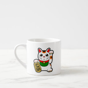 Tasse Expresso Maneki Neko : Lucky Cat japonais