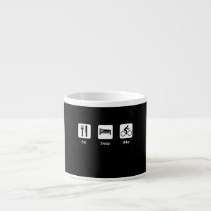Tasse Expresso Mangez le vélo de sommeil
