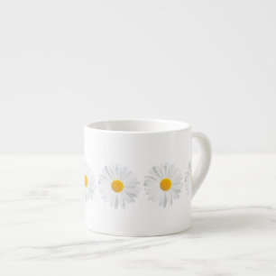 Tasse Expresso marguerite blanche