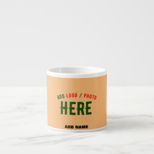 TASSE EXPRESSO MARQUE VÉRIFIÉE ORANGE PERSONNALISÉE ET MODERNE