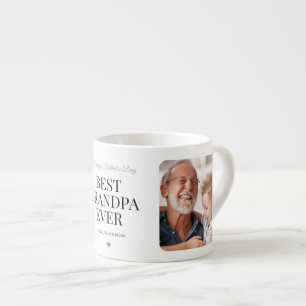 Tasse Expresso Meilleur Grand-Père Photo Fête des Pères Espresso