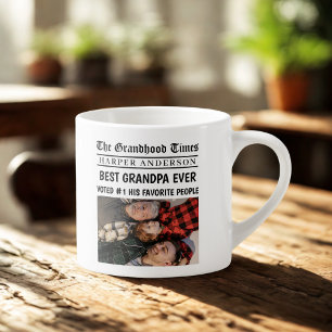 Tasse Expresso Meilleur grand-père toujours photo personnalisée -